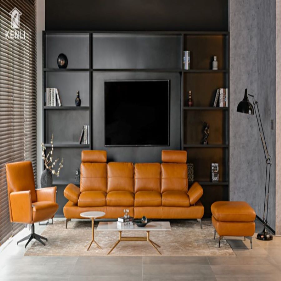 SOFA DA THẬT AUSTIN 4148