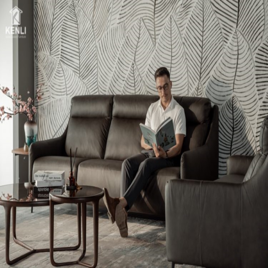 SOFA DA THẬT HEKA - F006