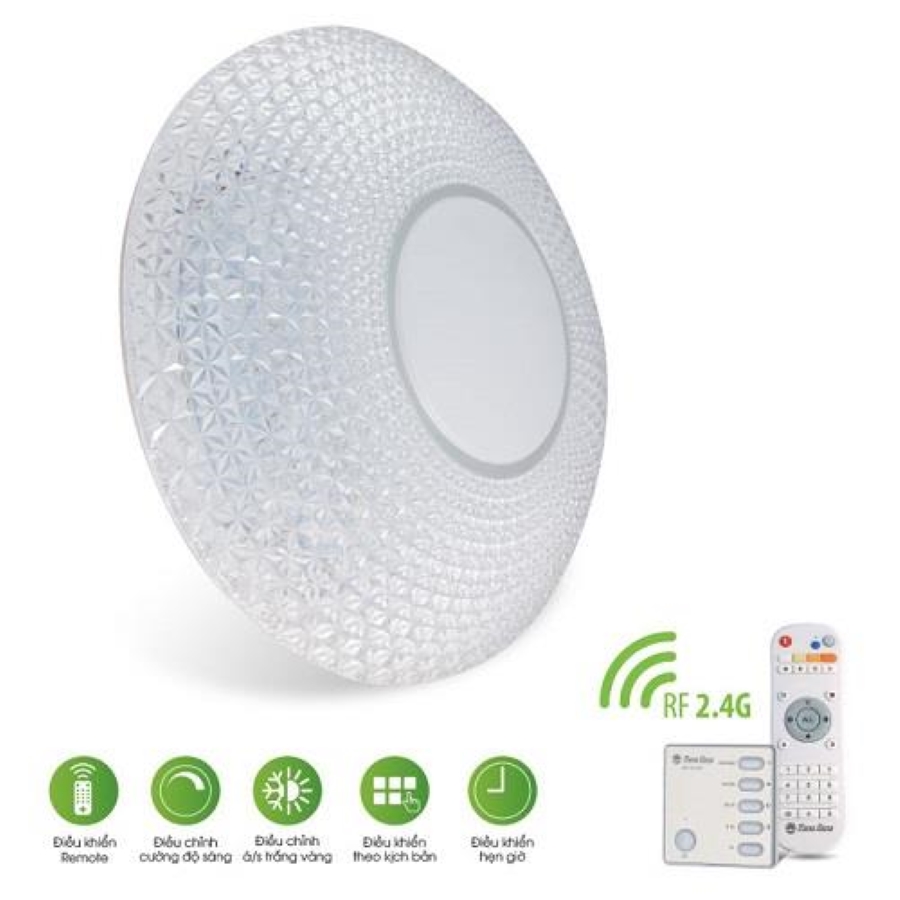 Đèn Led ốp trần Rạng Đông remote 40W - D LN22L 500/40W.RF