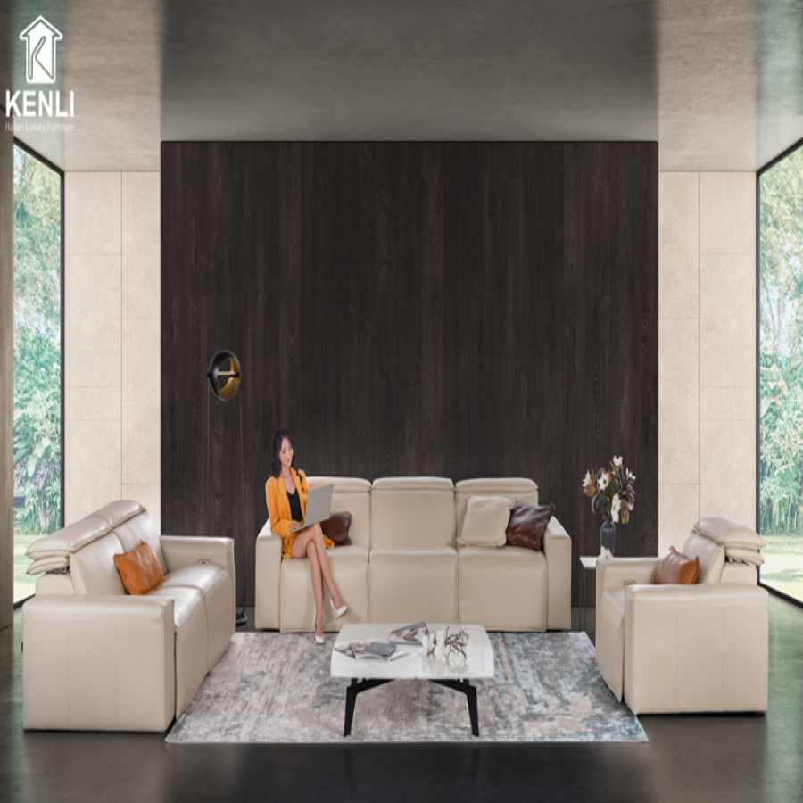 SOFA DA THẬT ESTEREL - EE87