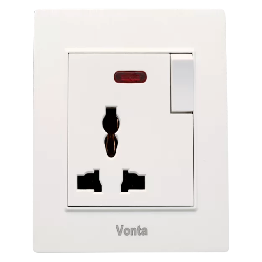 Bộ thiết bị ổ cắm đa năng có công tắc - MSP WHV 2KJ-1-3
